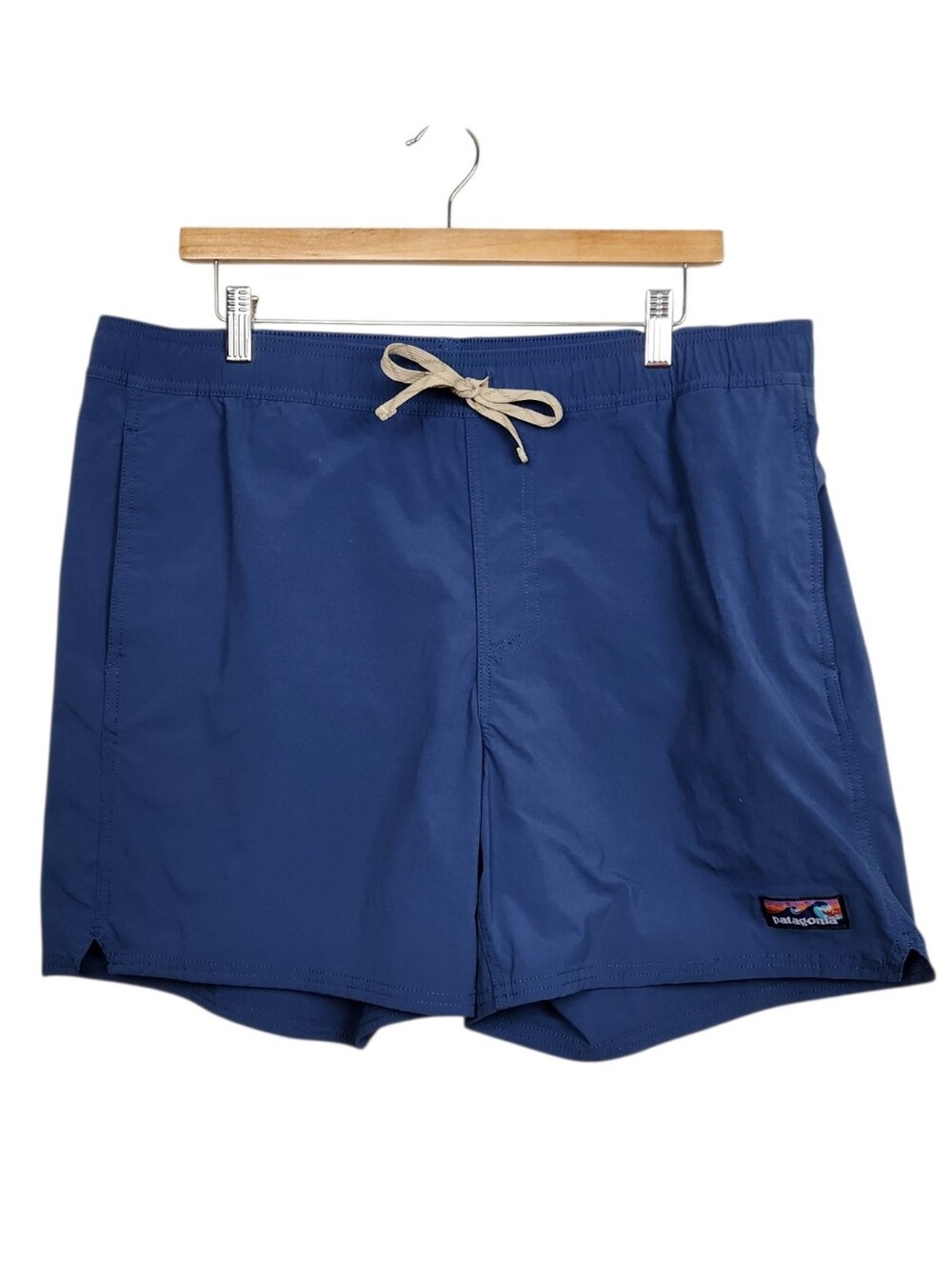Patagonia Stretch Wavefarer Volleyball Shorts Blue Sport Athleisure Mens Size XL